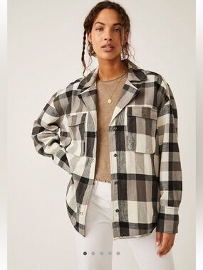 NWOT Free People We the Free Izzie Cargo Shirt